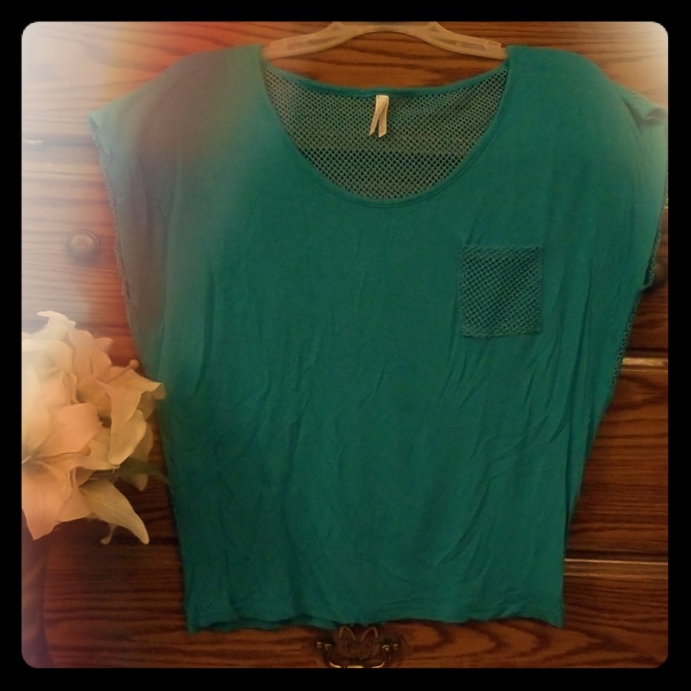 Mesh back top by: Color Story
